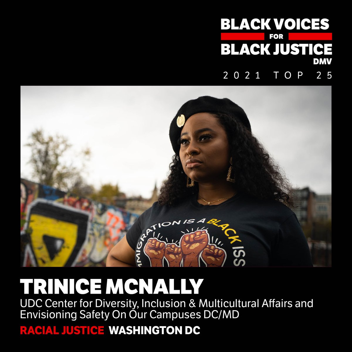 Congratulations Trinice McNally! You’ve been selected for the TOP 25 list for the BVBJ Fellowship. McNally is an organizer, activist and student affairs professional. She is the founder of the @ncnwhq, co-founder of <a href="/UNCF/">UNCF</a> and founding director of the CDIMA at the <a href="/udc_edu/">University of the District of Columbia (UDC)</a>.