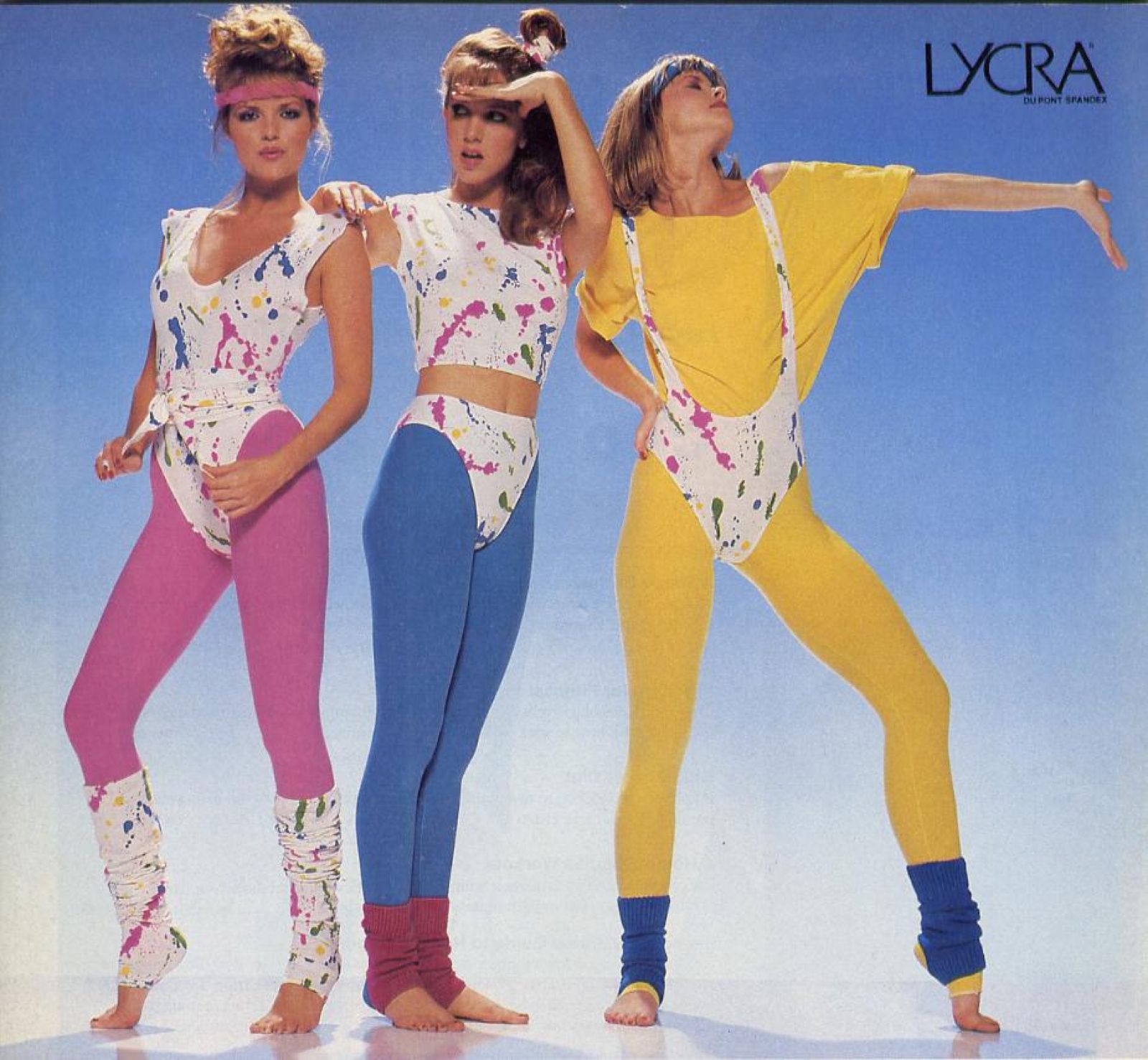 RadicallyRetro on Twitter: "Lycra is the future.#80s #fashion #vintage...