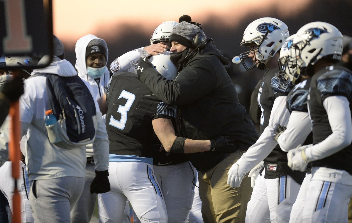 Two rushing TDs each from Erick Stranko and Christian Heck (<a href="/christi18747586/">christian heck</a>) led <a href="/CCPS_WHS_OWLS/">Westminster HS</a> to a convincing victory over <a href="/SCCavsFootball/">Cavaliers Football</a> on Friday night. STORY: bit.ly/3bHCVhB #CVFootball