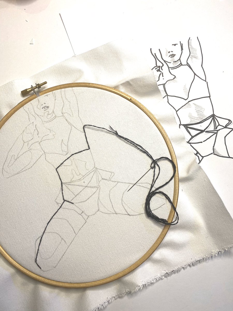 SeductiveStitch's tweet photo. Selina.
Tiny pearl necklace makes for fiddly work but happy with her sexy little accessory ππΌππΌ
#embroideryart #embroideryartist #embroiderylondon #embroidery #sewing #stitching #craft #craftlondon #artistsoninstagram #art https://t.co/kxC8rdPBFG