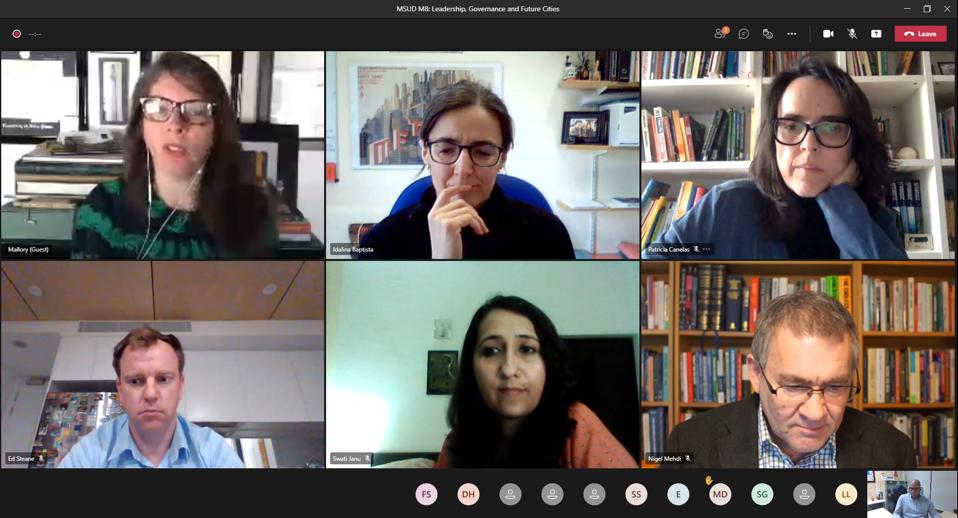 Wonderful discussion yesterday as part of <a href="/Oxford_Urban/">Oxford Urban</a> alumni. So good to see my professors <a href="/idalinabaptista/">IB</a> @sustainable_urb (&amp; their familiar backdrops!), meet current students to share how #SUDOX course shaped our work &amp; listen to peers <a href="/SamerFrangieh/">Samer R. Frangieh</a> <a href="/mallorybaches/">Mallory Baches</a> <a href="/EdSteane/">Ed Steane</a>
