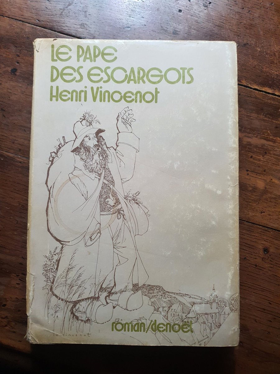 Carpdiem11's tweet photo. @LeoAuteur Pour ma part c'est une re relecture ," le Pape des escargots " de Henri  Vincenot . https://t.co/RNQdaHzC55