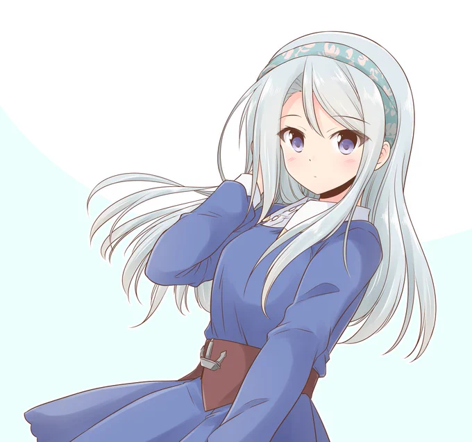 「狭霧お嬢様」
この衣装お嬢様っぽくて好き。狭霧ちゃんも限定グラが多いね。

昨日のワンドロお題だけど、線画の途中で眠気に負けちゃったので今日仕上げ!
#艦これ #狭霧 