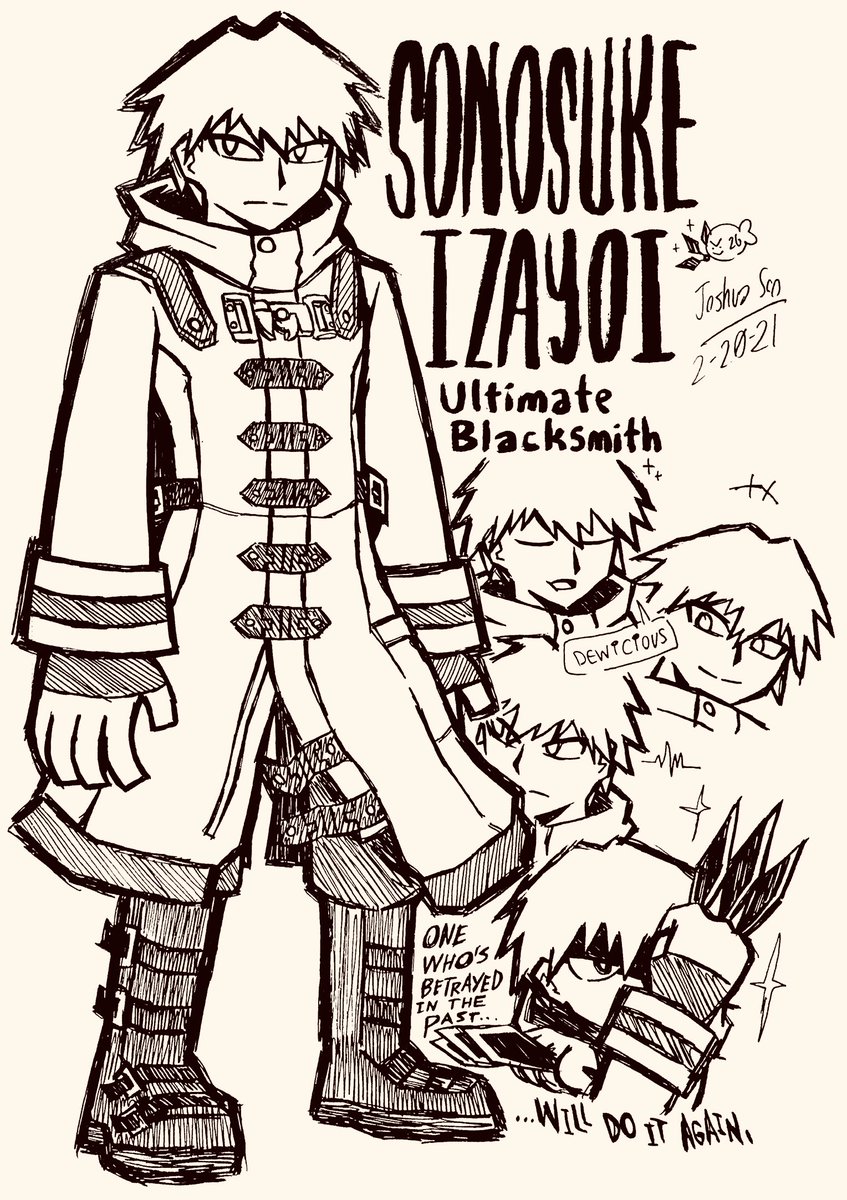 Makoto Naegi, Jataro Kemuri, Nekomaru Nidai, and Sonosuke Izayoi Doodles
#danganronpa #danganronpa2 #Danganronpafanart #makotonaegi #jatarokemuri #nekomarunidai #sonosukeizayoi