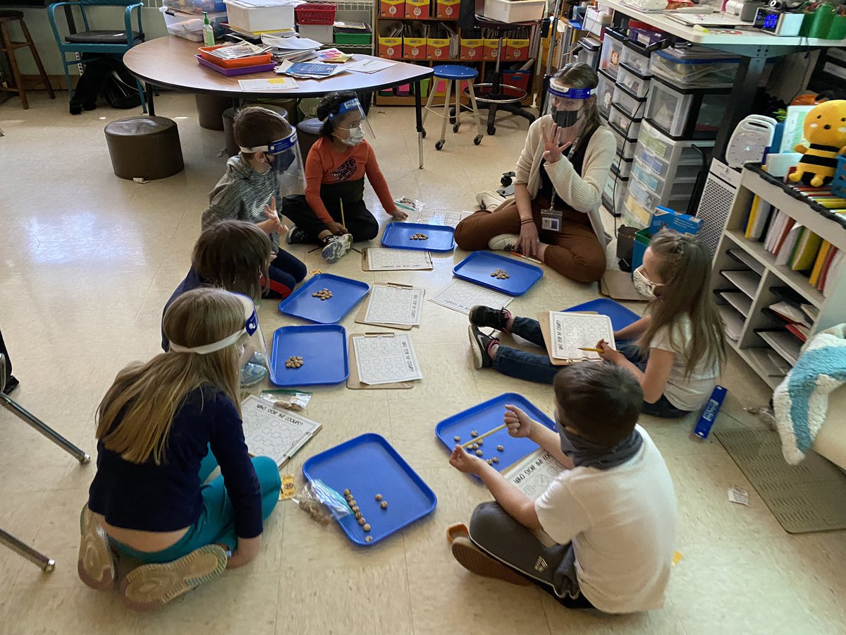 Miss Rice did a great job introducing subtraction this week! Who doesn’t love cookies? The cookie thief and monster just kept taking some cookies so we had to see how many we had left. 😊