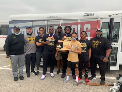 Midwest City Bombers 2021 class 6A Powerlifting State Champions!!!