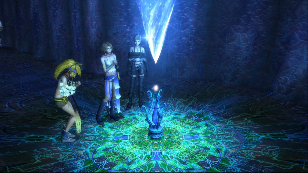 FinalFantasy's tweet photo. "Y, R, P, in position. It's showtime, girls."

On this day 18 years ago #FinalFantasy X-2 first launched and introduced us to the Gullwings, dresspheres, the Celsius, Sphere Break, Shinra and so much more... 

We'd need more than 1000 words to share our real emotion with you 🎶 https://t.co/7xvB49magf