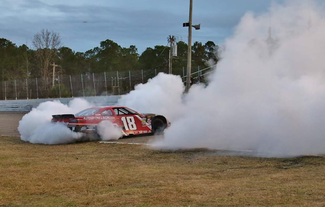 JeffCessna's tweet photo. Congrats @TyGibbs_ on the win tonight! Burn it down buddy! https://t.co/Uo050442Ht