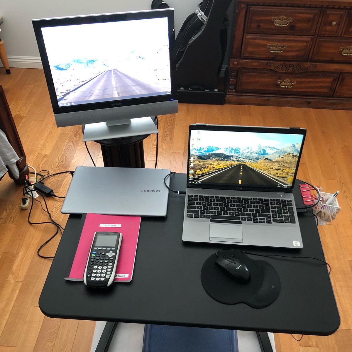 Kwakulus's tweet photo. Happy 1year of #distancelearning! Thankful for interactive programs like #Jamboard, #Desmos, and #Peardeck. The programs allowed me to see student’s work, check for understanding, and give feedback. https://t.co/yXdxv6IvUO