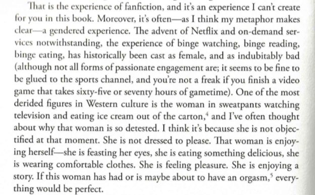 “One of the most derided figures in western culture is the woman in sweat pants watching television and eating ice cream out of the carton, and I’ve often thought about why that woman is so detested. I think it’s because she is not objectified at that moment.” -Coppa
