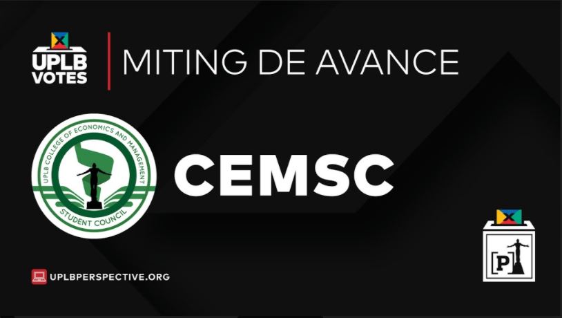 uplbperspective's tweet photo. The Miting de Avance of the College of Economics and Management Student Council (CEMSC) has now begun. #UPLBvotes #UPvote #CEMSC https://t.co/SGBWky7OZ2