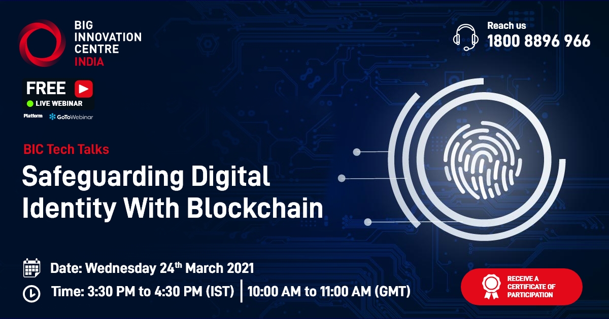 Join our BIC #TechTalk on 24th March and know-how Blockchain is helping governments and private organisations to protect your data and digital identity.
Click Here to register: lnkd.in/gtu_CAC
#BICIndia #BIC #innovation #blockchain #techtalks #digitalidentity #tech