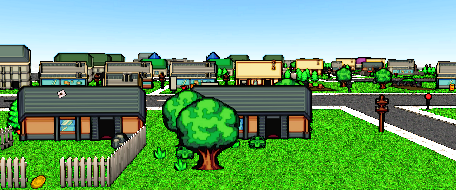 ElushisMusic's tweet photo. One of the neighborhoods that you will be working in.
Cue the happy music! 🎶🎶
#RouteMe 📫
#RouteMeMailandDeliveryCo 📫✉️
#NintendoSwitch #ComingSoon #2D #3D #Pixelart #WIP
#Gamedev #Indiedev #Postman #screenshotsaturday https://t.co/EvgLgVZStp
