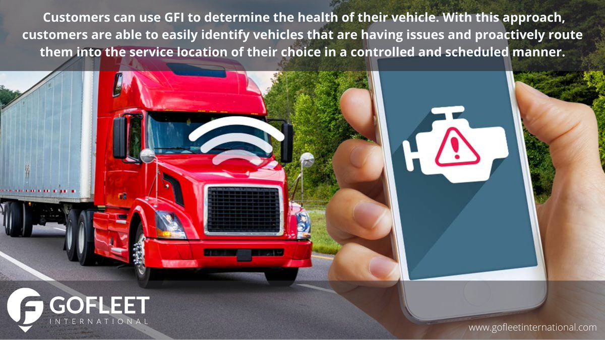 GofleetI's tweet image. Remote diagnostics with #GofleetInternational makes it possible to understand faults and prioritize repairs. 

Proper maintenance of these systems is the difference between your drivers completing the delivery or being towed to a service shop. 

gofleetinternational.com