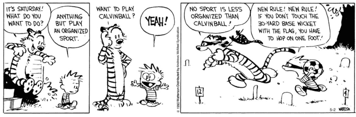 Calvin and Hobbes on Twitter: &quot;No better sport than CalvinBall!  #CalvinandHobbes… &quot;