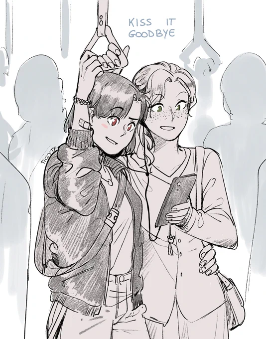 Couldn't sleep, get some random arukimi
#kissitgoodbyecomic 