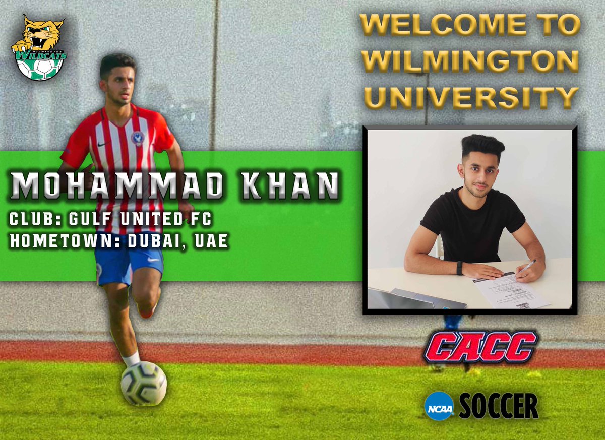 Breaking: WilmU Men's Soccer would like to introduce our latest signing, Mohammad Khan. Mohammad is a CMF who lives in Dubai, UAE. Mo plays his club soccer for Gulf United FC and has been selected to participate for the U19 National Team player pool for India. Welcome to WilmU!