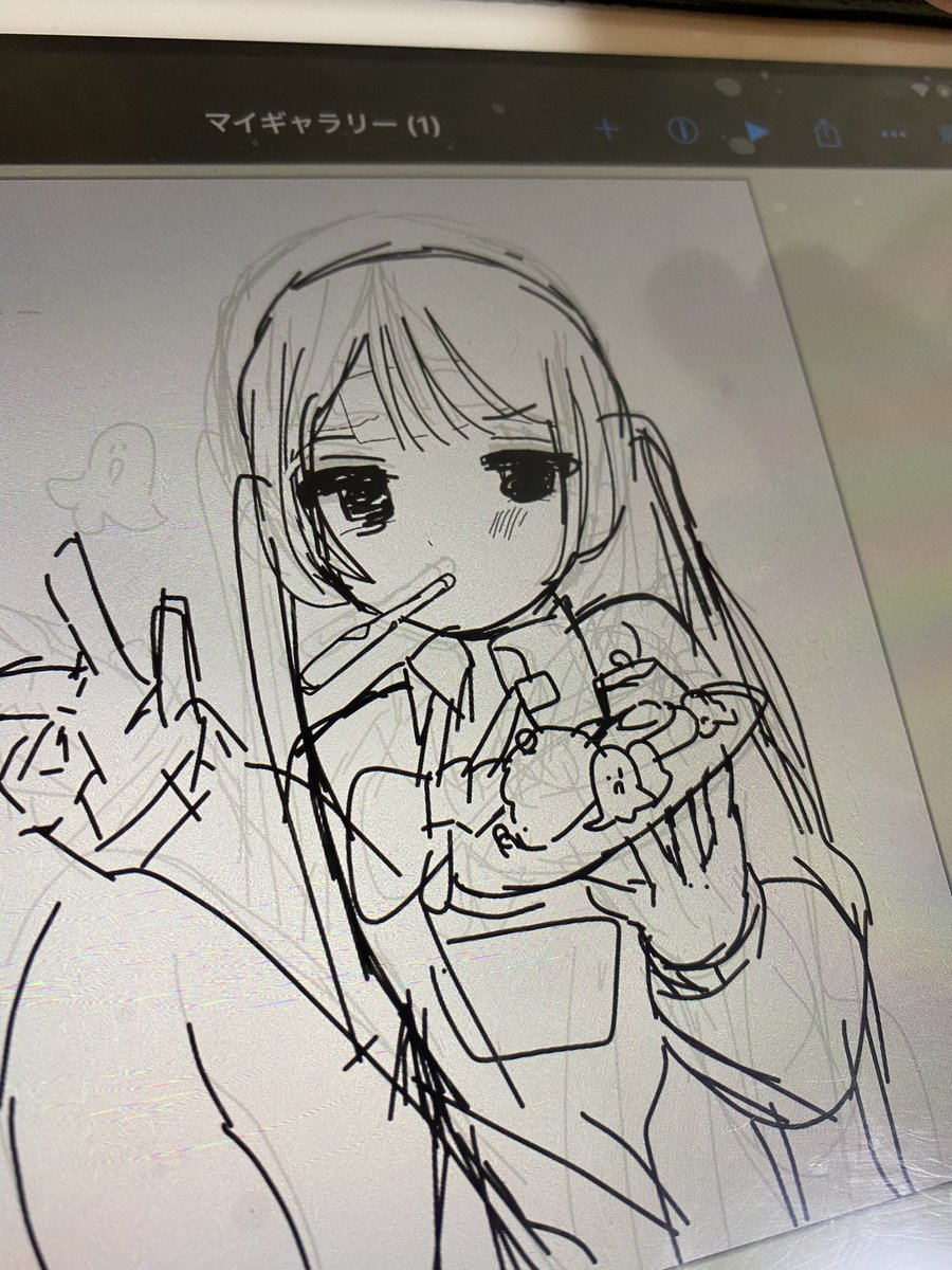 昨日考えたラフ 