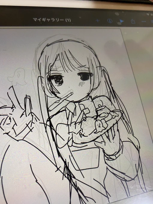 昨日考えたラフ 