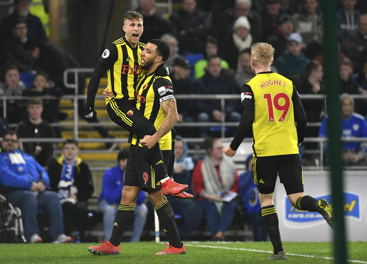WatfordPics's tweet photo. Cardiff 1-5 Watford 
22/02/19

#WatfordFC https://t.co/hIrH2tGsck