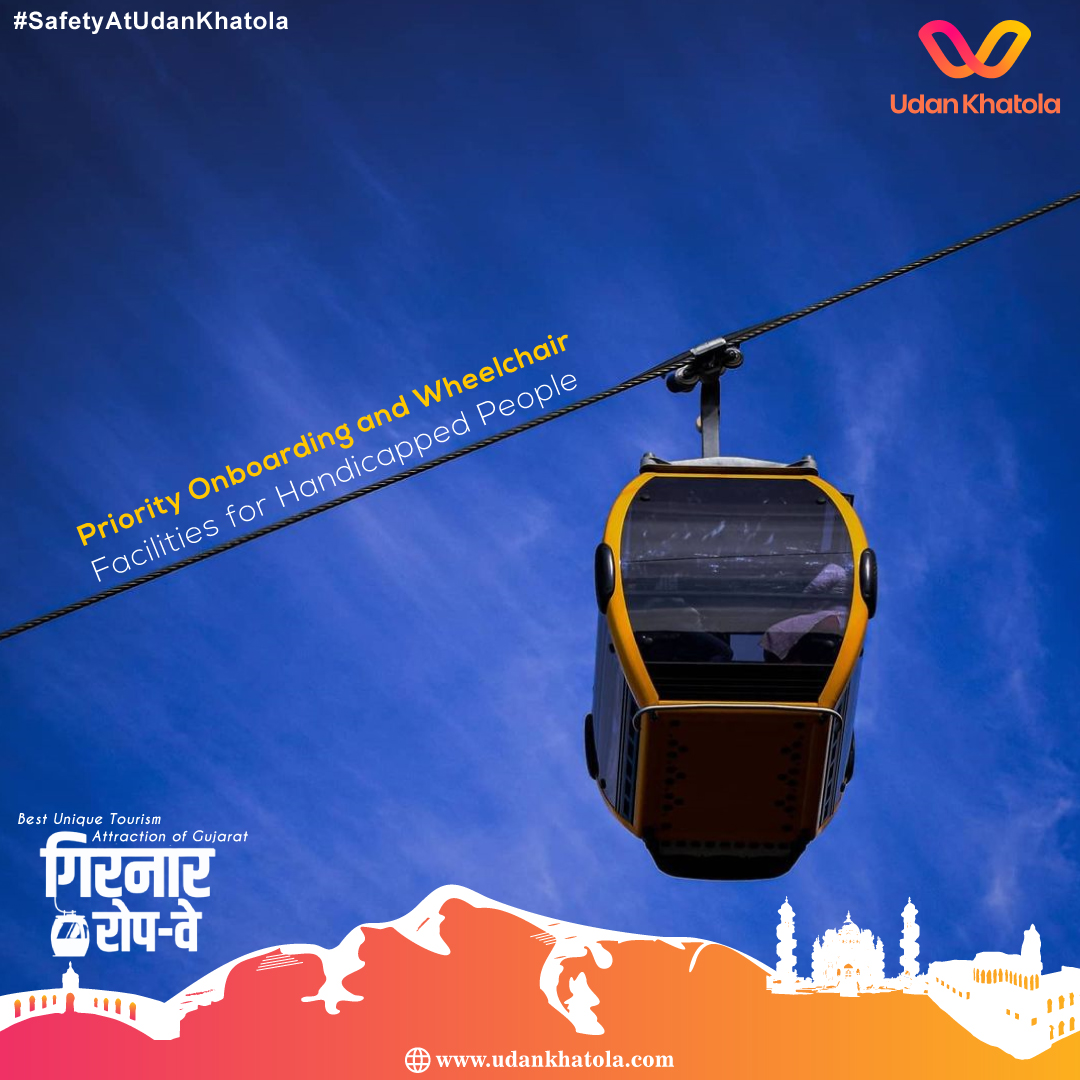 _UdanKhatola_'s tweet photo. With our Priority Onboarding &amp; Wheelchair facilities, Grandparents &amp; Handicapped people will not face any difficulty while riding on Ropeway.

Book your ticket - https://t.co/fJ21O9CQNz

#Udankhatola #girnarropeway #SafetyatUdanKhatola #girnarhills #girnarmountain #girnar https://t.co/PypAHK8fwb