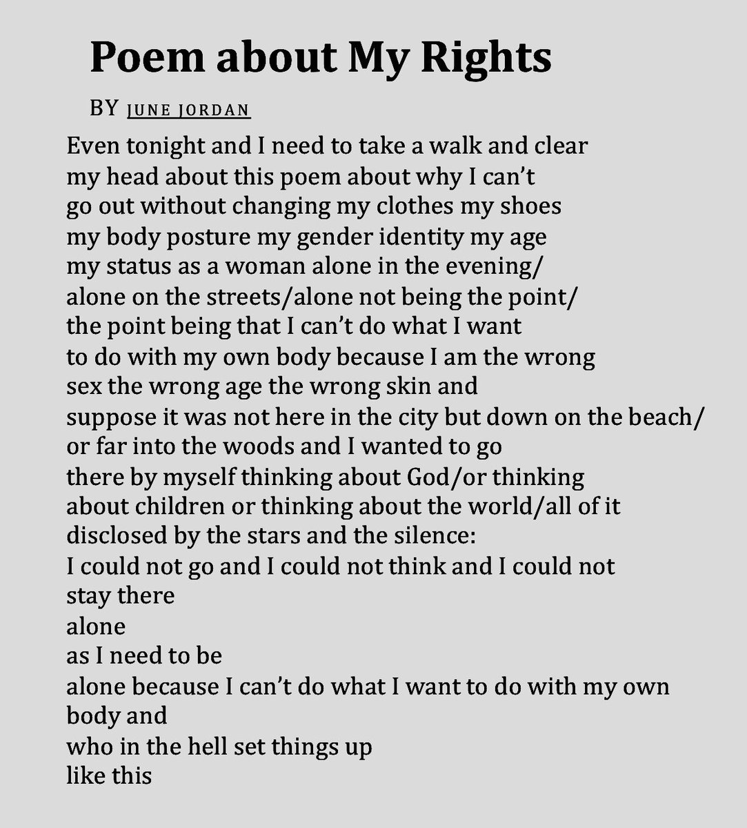 #wrongsex #wrongage #wrongskin #wrongisnotmyname Full poem at poetryfoundation.org/poems/48762/po…