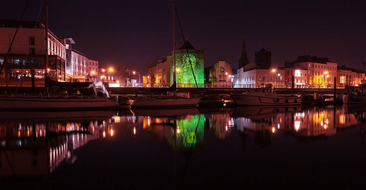 WaterfordCounci's tweet photo. THE GREENING HAS STARTED

From tonight on, our beloved landmarks will be lit up in green across #Waterford for St. Patrick's Day

If you are out and about within your 5km, snap a picture and tag us with #WaterfordGoesGreen

For a sneak preview, check out https://t.co/CKF0br02Uv https://t.co/8kHOROjXQu