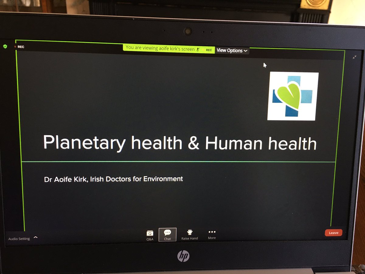 AinemCarroll's tweet photo. Next speaker @aoifekirk @IrishDocsEnv We can all do our bit for the environment #WiMINConference21 @WomenMedIreland https://t.co/2ZyZ9d8Hrt