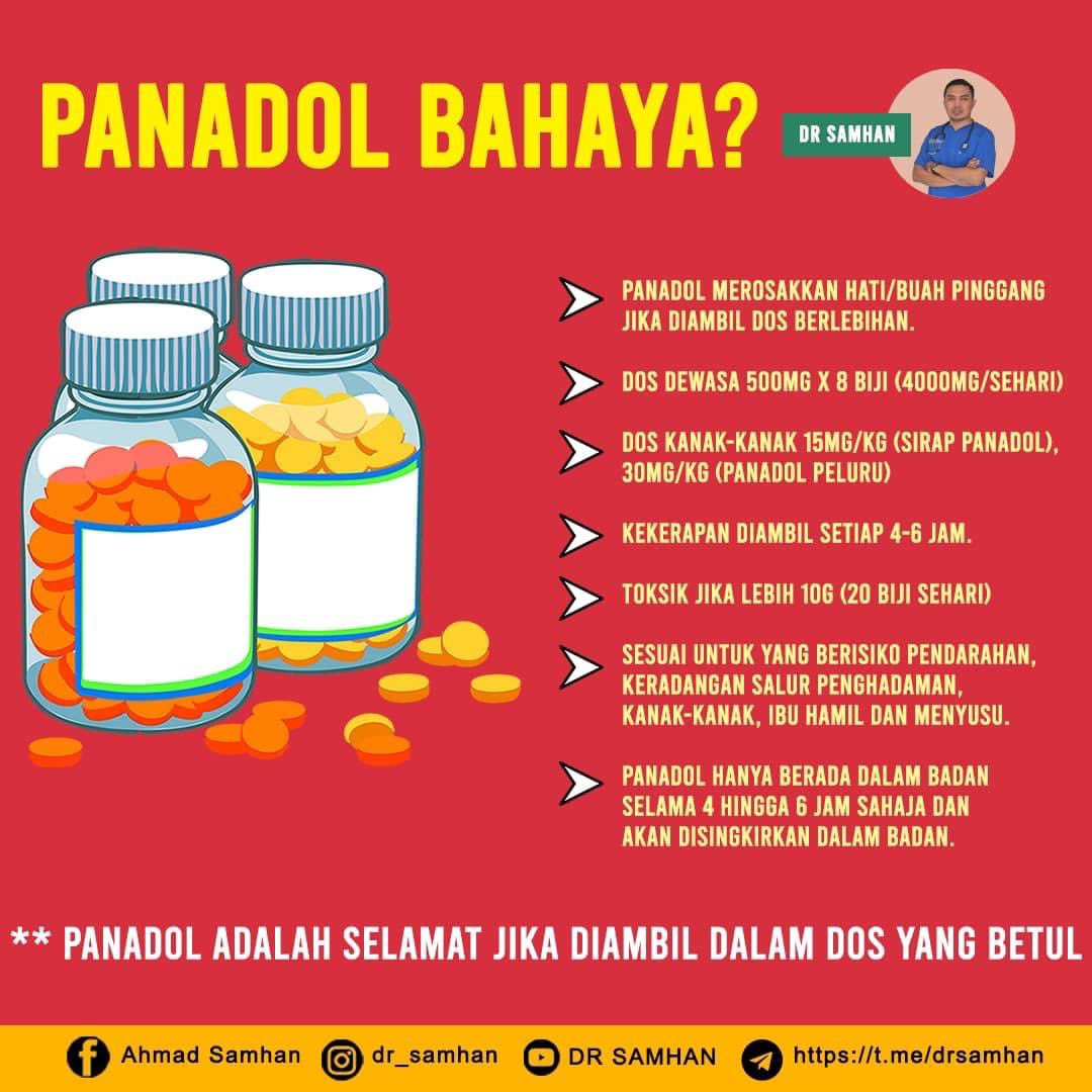 Dr Samhan على تويتر Doktor Betul Ke Panadol Boleh Rosakkan Buah Pinggang Betul Ke Panadol Duduk Dalam Badan Kita Sampai 5 Tahun Betul Ke Panadol Boleh Rosakkan Hati Saya Sering Ditanya Oleh