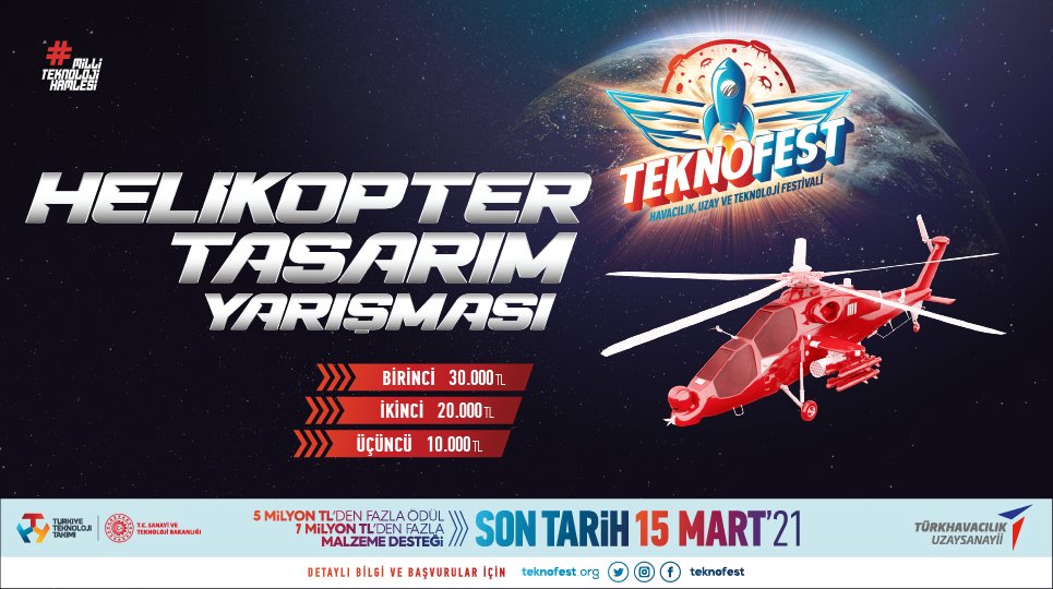 Teknofest helikopter tasarım yarışması başlıyor 

#BensuNarlı Servet Soylu #TürklükİçinAntİçtik #cumartesi #FBJKninKahyasıHalis #PandemiVarSağlıkAtamasıYok

donanimeksperi.com/teknofest-heli…