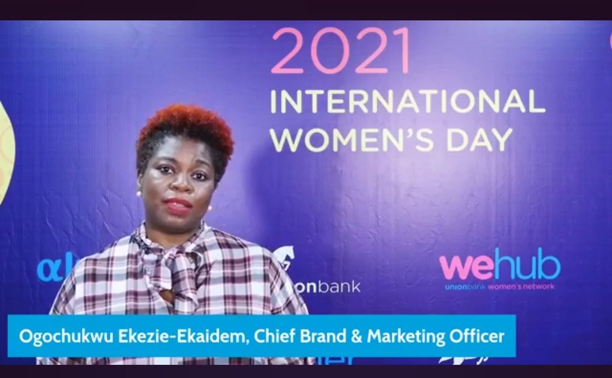 nkemokocha's tweet photo. Interesting #Alpherconversations at @UNIONBANK_NG #IWD2021 event.
#ChoosetoChallenge
#IWD2021
#Alpherconversations
#SDG5
#Empowerwomen https://t.co/WijderwMl5