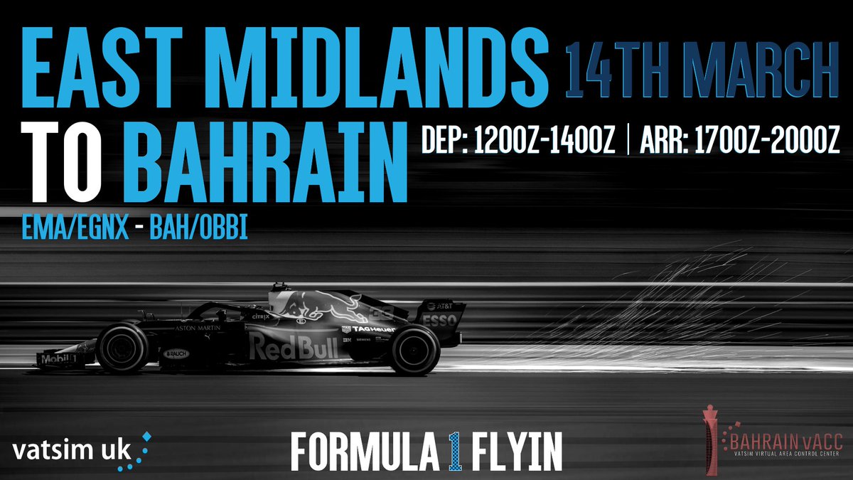 bahrainvacc's tweet photo. IT'S TOMORROW

Bahrain vACC and VATUK would like to invite you to take part in this event on the 14th March 2021. 

For More Information: https://t.co/F5umoprvJ5 https://t.co/lTPUiR3KXE