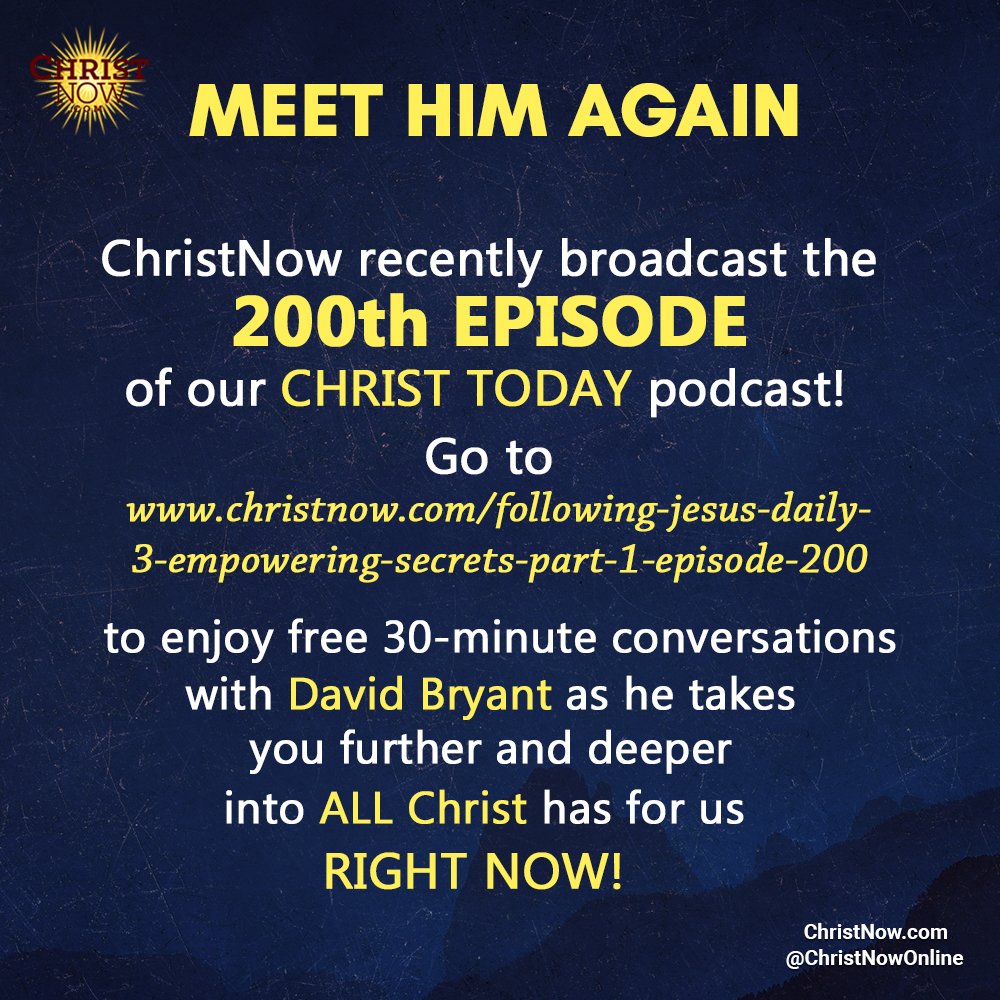 ChristNowOnline's tweet photo. #MEETHIMAGAIN
#podcast #podcasting #200thepisode
#specialpost #ChristToday #ChristNow
#Christians #Christianfaith #Christawakening
Link: https://t.co/eXcwUWjref https://t.co/Yp6MmMyXwC