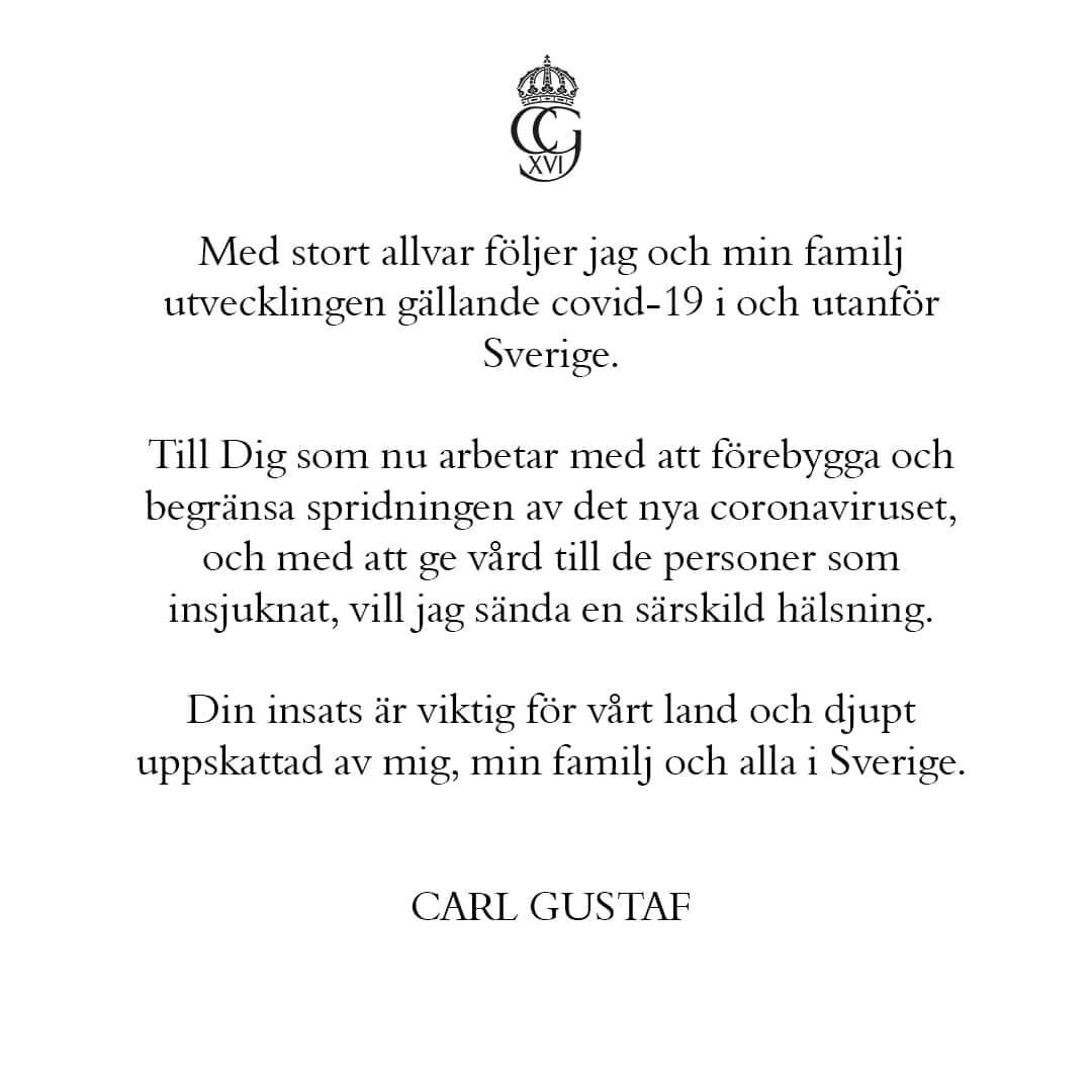YB_Sodermalm's tweet photo. Konungens hälsning för ett år sedan. Lika aktuell idag! https://t.co/b2xXQoFQFk