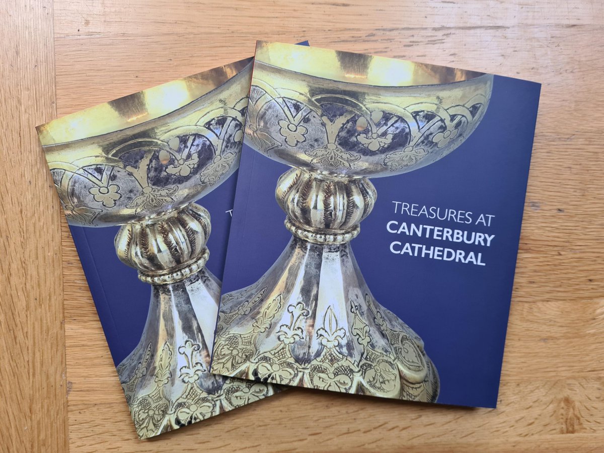 CburyCathedral's tweet photo. Explore our most significant objects – including including Anglo-Saxon charters, stone carvings, and silver sundials - that help to tell the Cathedral’s fascinating history in our new book “Treasures at Canterbury Cathedral” 📚

Buy it now ⬇️

https://t.co/zJihAgHft4 https://t.co/AZgkmqe9Sc