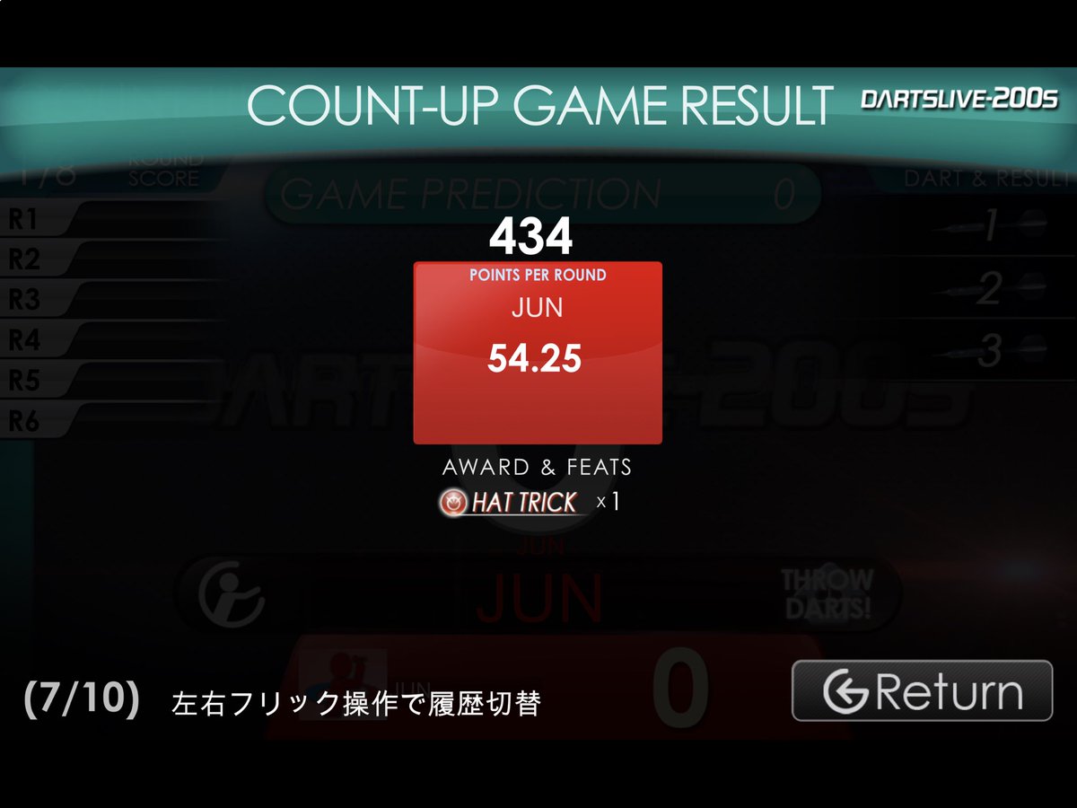 ダーツ100日チャレンジ74日目
初めて2日連続ハット出た。500点台も何回か出た。少しずつだけど成長できてる。
#ダーツ好きと繋がりたい 
#ダーツ好きな人と繋がりたい