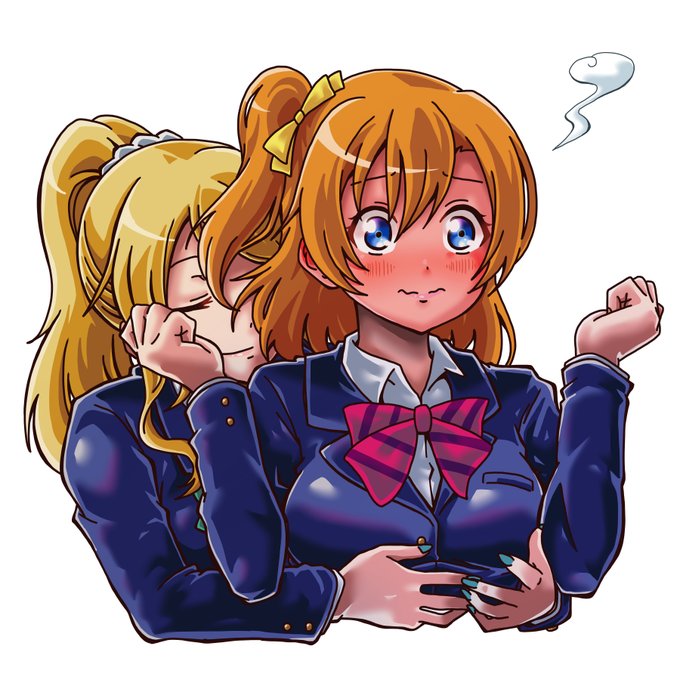 抱き締める方は慣れてても抱き締められる方は慣れてない穂乃果ちゃん 