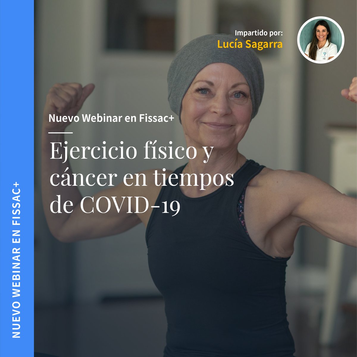 Fissac (@fissac_es) on Twitter photo 🖥En este webinar, la Dra <a href="/LuciaSagar/">lucia_sagar</a>, experta en cáncer y ejercicio, aborda la situación actual de pandemia que, en el caso de las personas con cáncer, puede suponerles un mayor riesgo de aislamiento prolongado.
Puedes ver su webinar pinchando 👇
fissac.com/webinars/ejerc… 🖥En este webinar, la Dra <a href="/LuciaSagar/">lucia_sagar</a>, experta en cáncer y ejercicio, aborda la situación actual de pandemia que, en el caso de las personas con cáncer, puede suponerles un mayor riesgo de aislamiento prolongado.
Puedes ver su webinar pinchando 👇
fissac.com/webinars/ejerc…