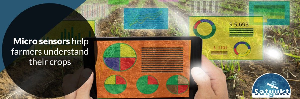 satyukt's tweet photo. Using Micro sensors can help farmers understand their crops, sustain resources, and reduce environmental impact.
#agriculture #analytics #remotesensing #modernagriculture #agritech #smartfarming #smartagriculture #farming #microsensing https://t.co/VJF1TGBq49