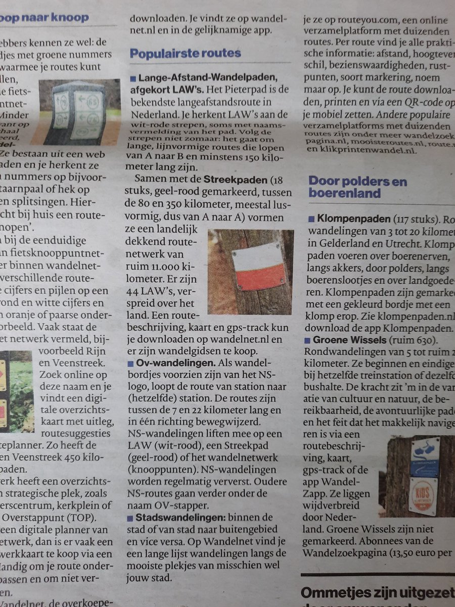 Het <a href="/ADnl/">AD.nl</a> van een week geleden,  maar iedere dag actueel natuurlijk: #wandelen! 
Met tips van <a href="/wandelnet/">Wandelnet</a>, #routebureaus, @Natuurmonument en #klompenpaden.