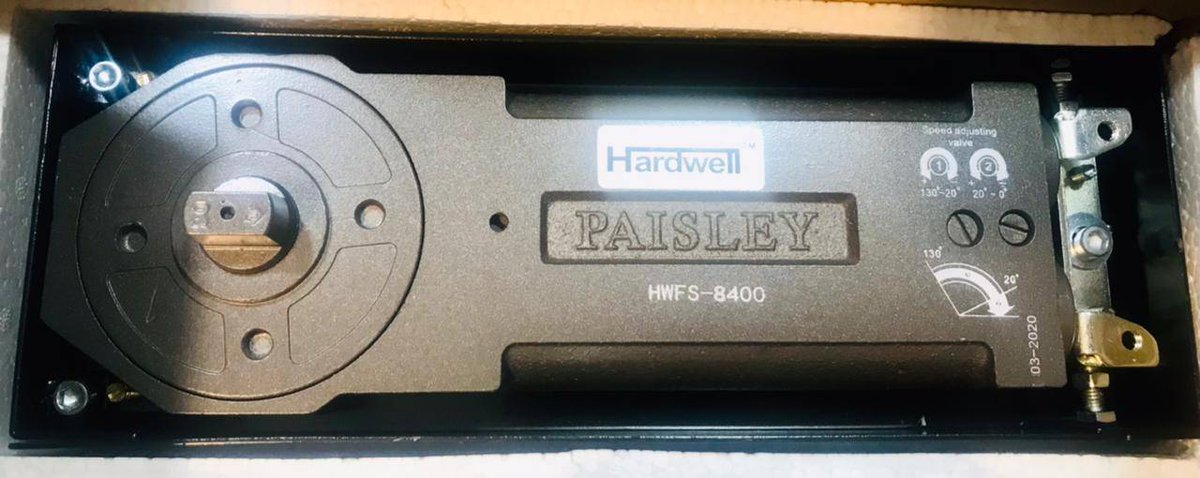 DorwinCo's tweet photo. *Paisley- Hardwell 8400* 
 combo patch set :-

✅ With *5 years replacement* warranty 

✅ *Free* screw driver inside 

✅ *Push- pull sticker *

✅ *Double cylinder* -120 kgs 

✅ *Double-speed* adjustment 

✅Stainless steel *304* https://t.co/4h1mQQiJNW