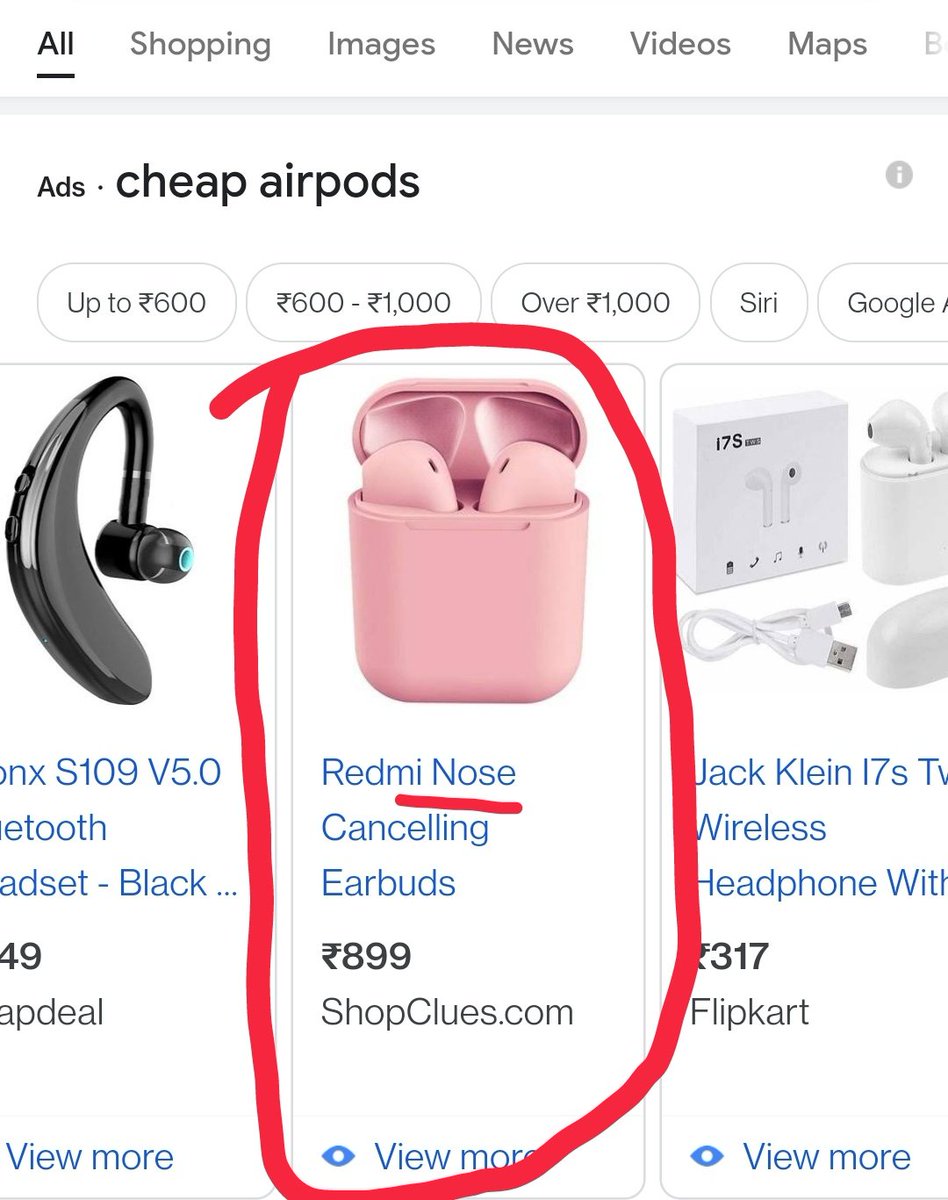 samezme's tweet photo. Special nose cancelling ear buds from @ShopClues and @RedmiSupportIN .
Hope they are not as effective as advertised... 😂😂😂 https://t.co/c3g4mWcmsR