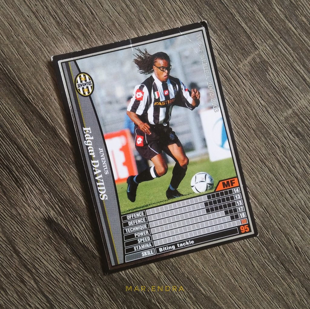 Happy Birthday, .
Panini WCCF 02-03 Serie A Edgar Davids  