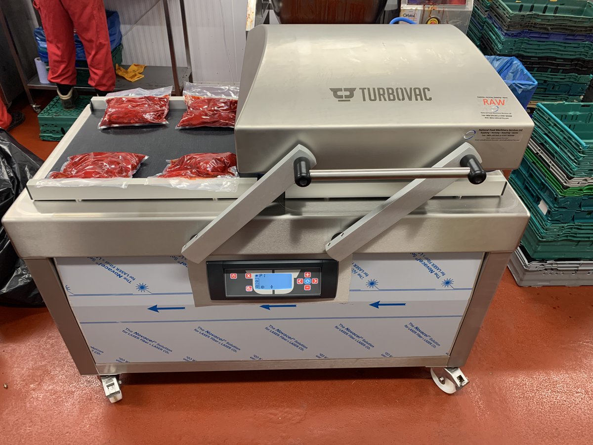 Turbovac D10 double chamber #vacuum packer converted to single phase 240v.
Largest single phase packer available.
nationalfoodmachinery.co.uk/prod.../turbov…