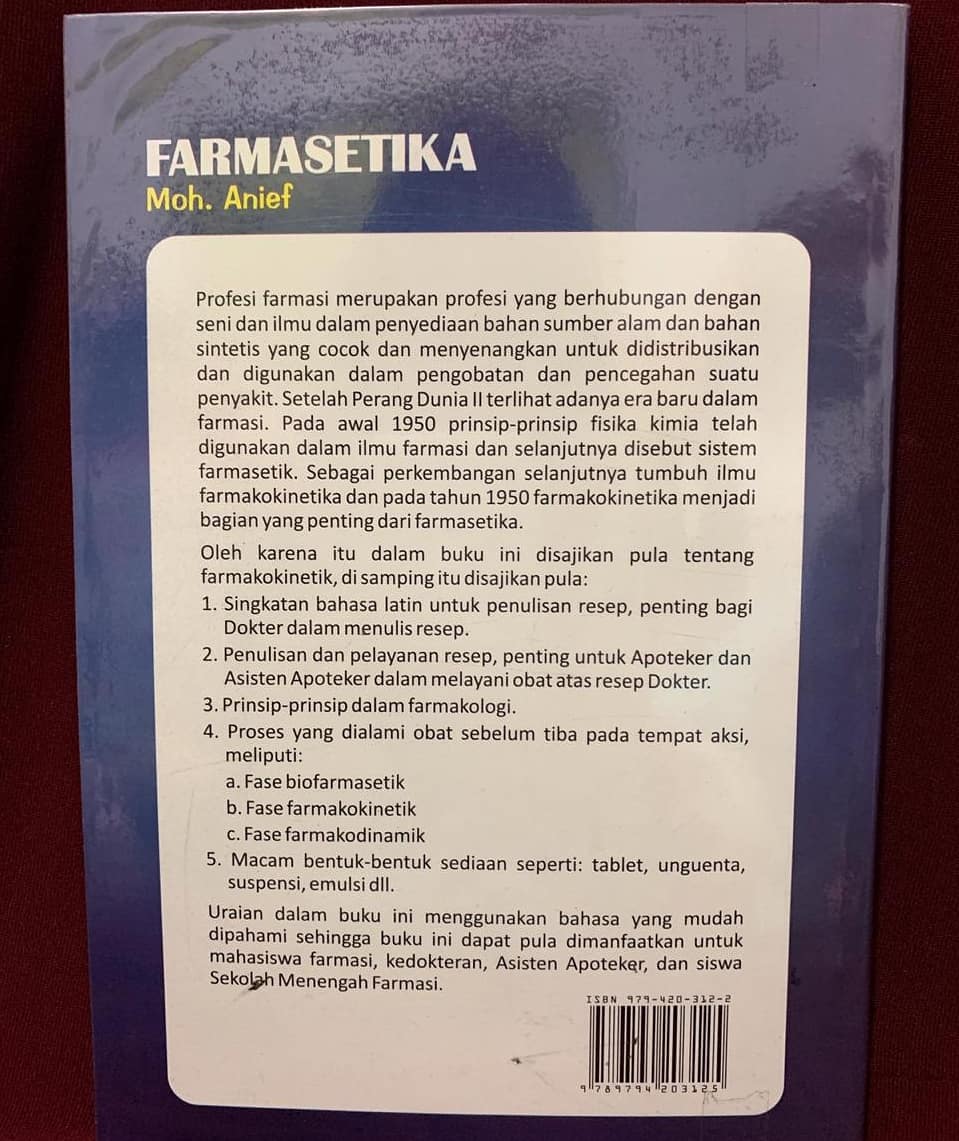 apoteker_store's tweet photo. Buku Farmasetika
Baca sekilas tentang buku ini di slide kedua yaa
#apotekerstore #farmasi #farmasis #farmasetik #farmasetika #farmasistory https://t.co/eBG8OqIc3L