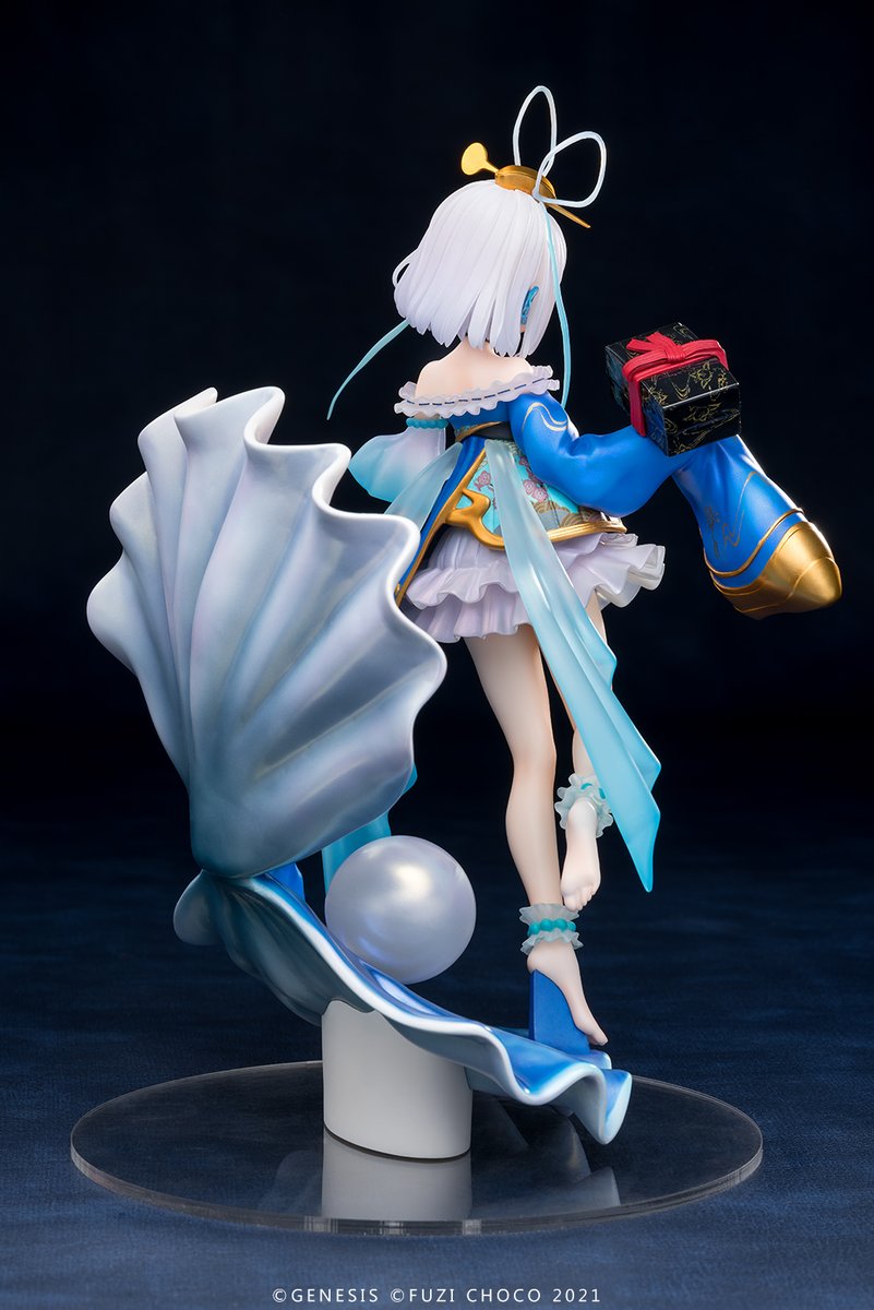「フィギュア『-幻想御伽絵巻-乙姫』の予約が開始しました!とってもかわいらしく仕上」|藤ちょこ@個展3月24日～のイラスト