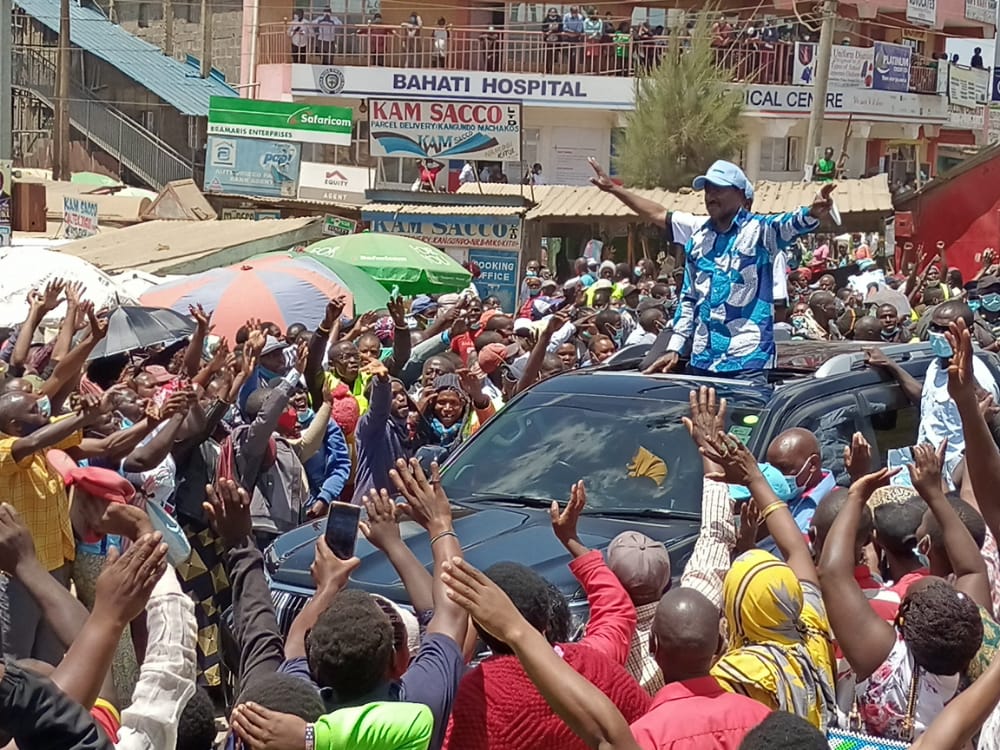 Yesterday in Tala with @WiperMovement party leader @skmusyoka , @anc_party Party Leader @MusaliaMudavadi and @FORDkenyaKE leader @MosesWetangula #kavaamama