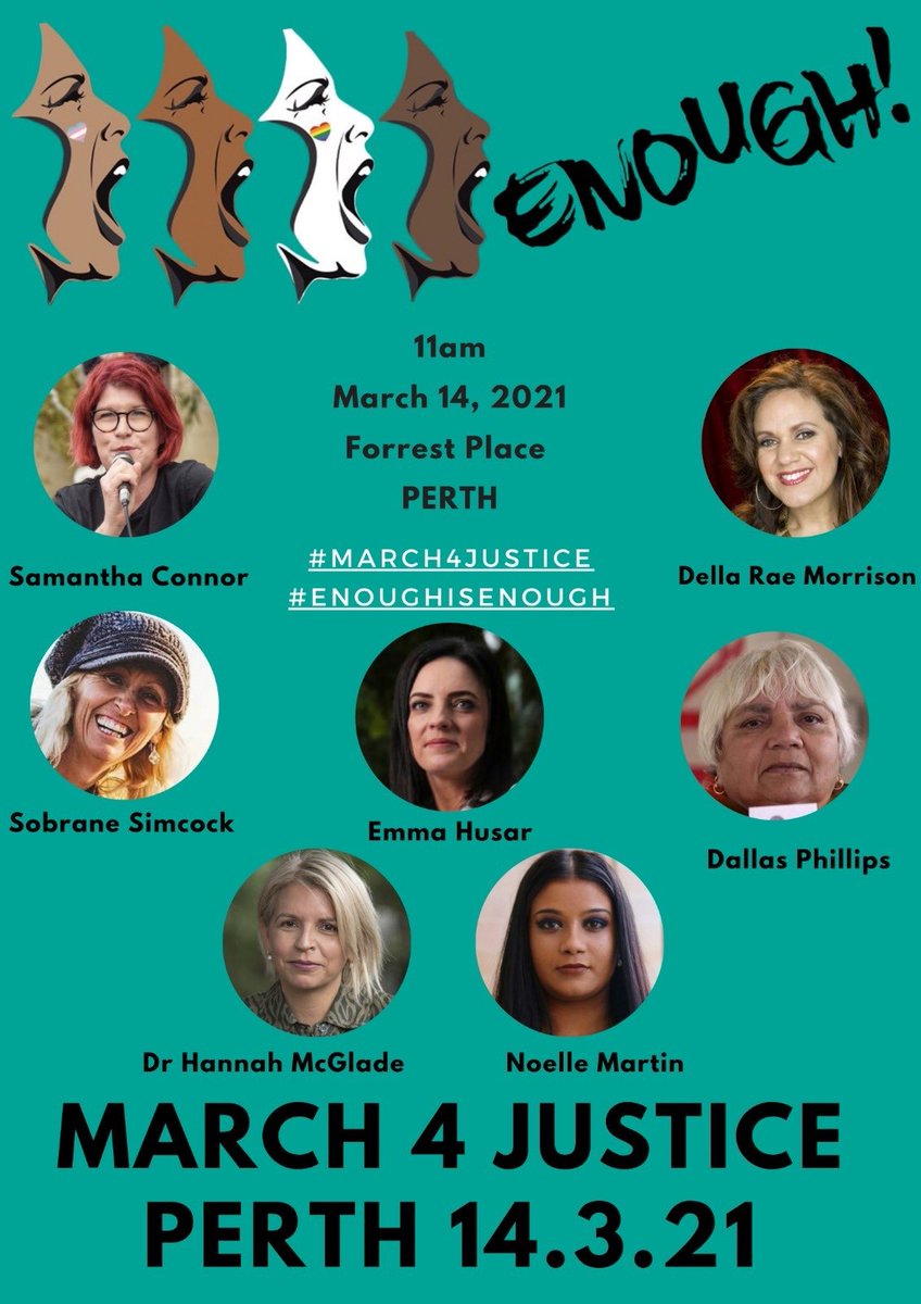 march4justiceau's tweet photo. Powerful speakers for Perth #March4Justice - See you 14 March! Power to you Perth,  #EnoughIsEnough 

@criprights @SobraneSimcock @hmcglade @emma_husar @NoelleMartin94 Dallas Phillips and 
Della Rae Morrison. One day to go Perth- LETS GET LOUD!

https://t.co/4tybaG2LFe https://t.co/aBfjLwduGh