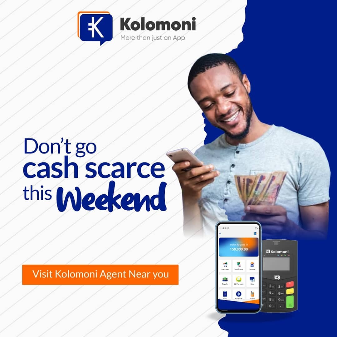 Kolomoni_ng's tweet photo. Get the cash💵 you need this weekend from Kolomoni Agent near you.
Happy Weekend
#KolomoniIsBackandBetter#
#digitalbank #digitalbanking
#onlinebank
#onlinebanking
#agentbanking
#agencybanking #posagent #moneymerchant
#monimerchant
#valueaddedservices https://t.co/Gy9C7C61fd