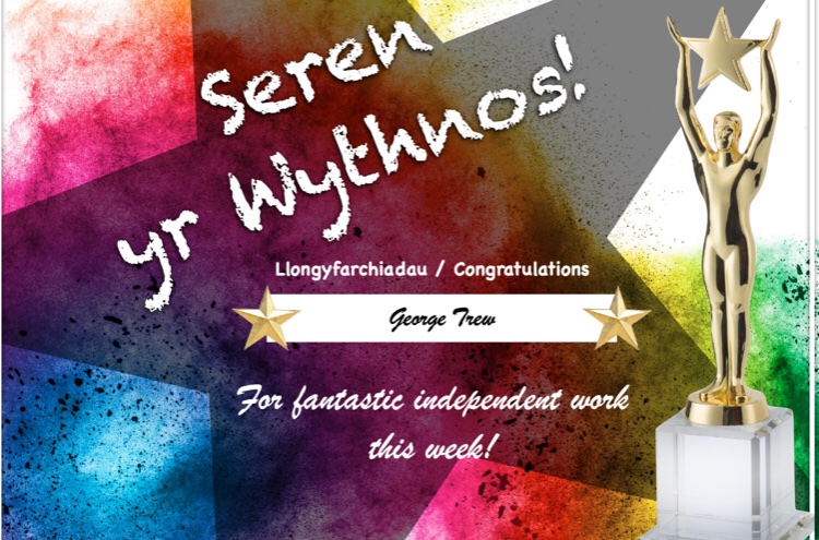 DosbarthSolva's tweet photo. 🌟Seren yr wythnos🌟
George has really improved his confidence during independent activities in class. He also showed good leadership skills during a maths lesson this week too! Gwaith da George! #ConfidentIndividual #CapableLearner #SerenYrWythnos https://t.co/ghLEJvcUY8